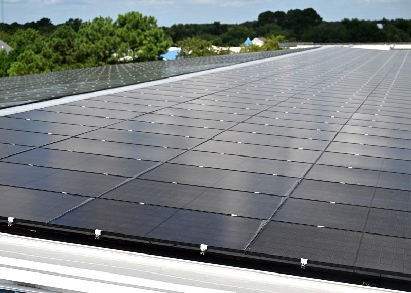 Shell We Bounce has a roof-mounted solar array that is expected to save around $44,441 in electrical costs annually.